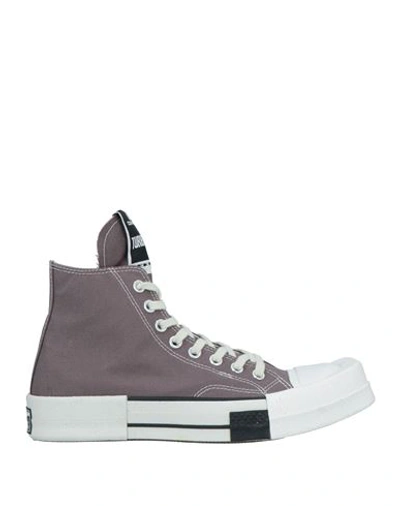 Converse X Drkshdw Woman Sneakers Dove Grey Size 9.5 Textile Fibers In Grey