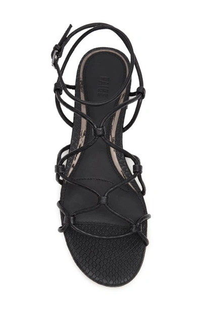 Shop Paige Phoebe Ankle Strap Sandal In Black