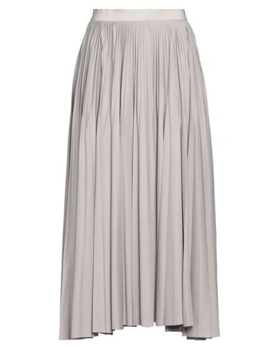 Shop Fabiana Filippi Woman Maxi Skirt Dove Grey Size 8 Polyester