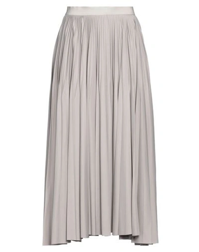 Fabiana Filippi Woman Maxi Skirt Dove Grey Size 8 Polyester In Grey