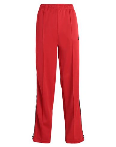 Shop Hugo Woman Pants Red Size L Polyester, Cotton
