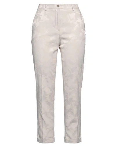 Shop 19.70 Nineteen Seventy Woman Pants Ivory Size 6 Viscose, Cotton, Elastane In White