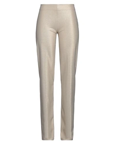 Shop Fisico Woman Pants Platinum Size L Polyamide, Polyester, Elastane In Grey