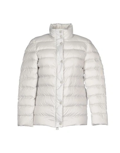 Peprai Woman Down Jacket White Size Xl Polyester In White