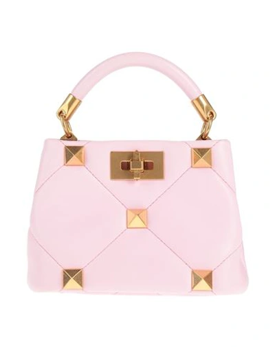 Shop Valentino Garavani Woman Handbag Pink Size - Leather