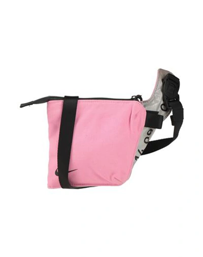 Shop Nike Woman Cross-body Bag Pink Size - Cotton, Polyester