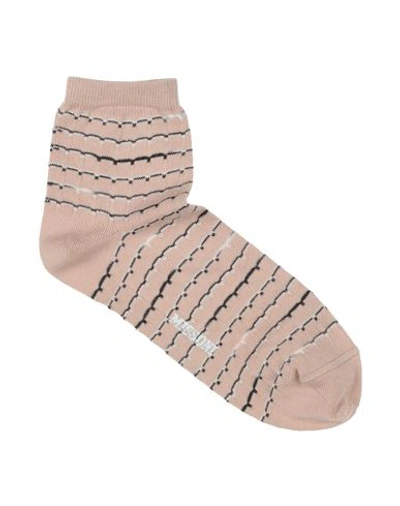 Shop Missoni Woman Socks & Hosiery Beige Size L Cotton, Polyamide