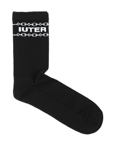 Shop Iuter Man Socks & Hosiery Black Size Onesize Cotton, Elastane, Polyacrylic
