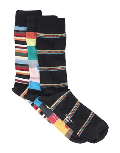 Shop Paul Smith Man Socks & Hosiery Black Size Onesize Cotton, Polyamide, Elastane