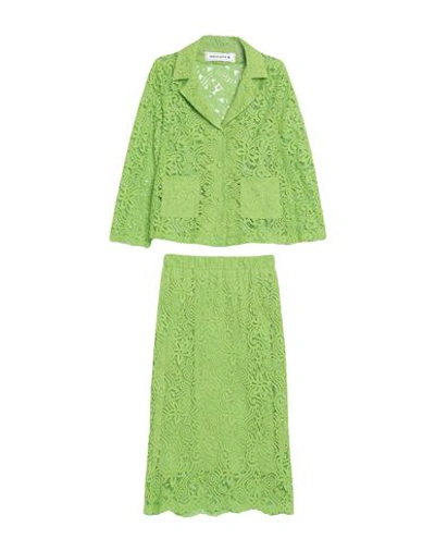 Shop Shirtaporter Woman Suit Acid Green Size 8 Cotton, Viscose, Nylon