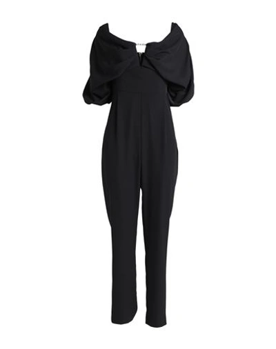 Shop Relish Woman Jumpsuit Black Size 8 Polyester, Elastane