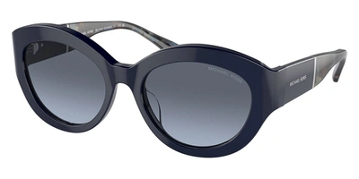 Shop Michael Kors Women's Brussels 54mm Blue Sunglasses Mk2204u-39488f-54