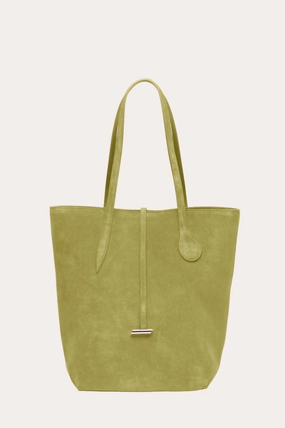 Shop Little Liffner Tall Sprout Tote Army Suede