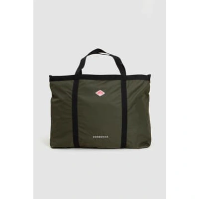 Shop Danton Sorbonne Bag Olive In Green