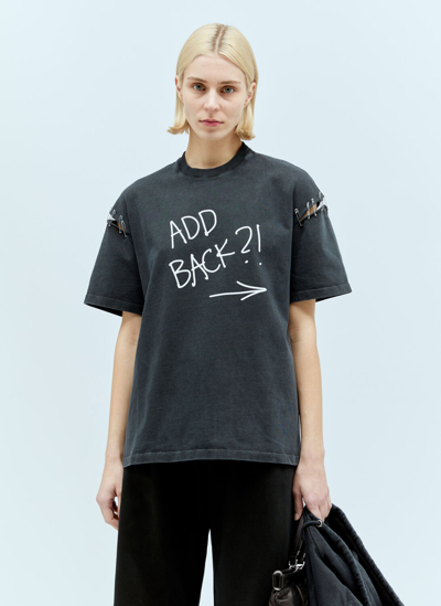 Shop Avavav Broken T-shirt In Black