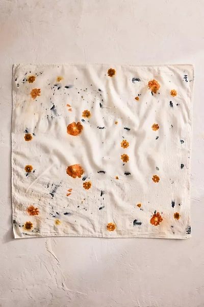 Terrain Flower Power Cotton Bandana In Beige