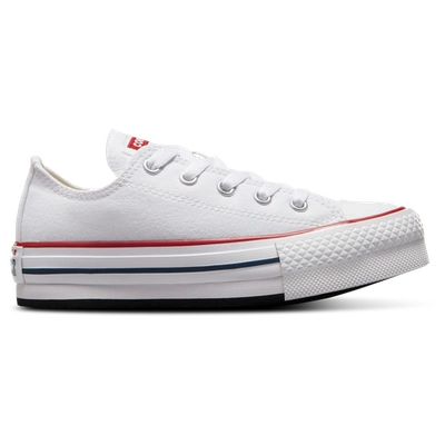 Shop Converse Girls  Chuck Taylor All Star Eva Lift Ox In Navy/white/red