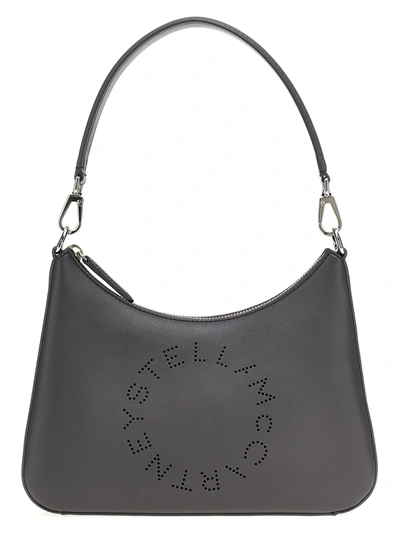 Shop Stella Mccartney Logo Shoulder Bags Blue