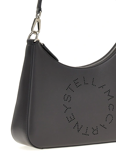 Shop Stella Mccartney Logo Shoulder Bags Blue
