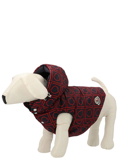 Shop Moncler Genius X Poldo All-over Logo Vest Pets Accesories Multicolor