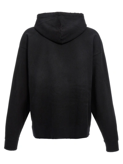 Shop Miharayasuhiro Printed Hoodie Sweatshirt Black