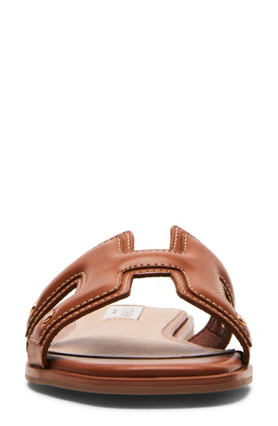 Shop Steven New York Harlien Slide Sandal In Cognac