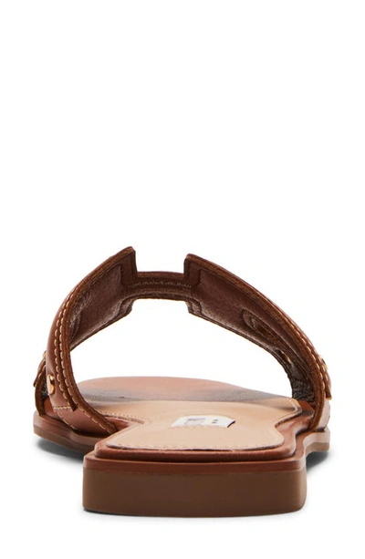 Steven New York Harlien Slide Sandal In Cognac