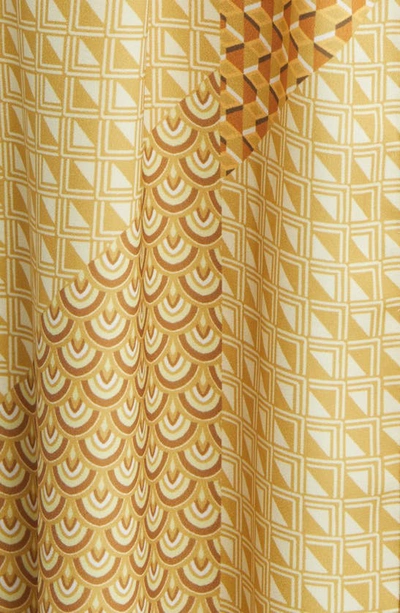 Shop Btfl-life Ivonne Long Sleeve Maxi Shirtdress In Yellow