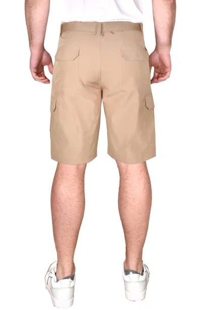 Vintage 1946 Performance Cargo Shorts In British Tan