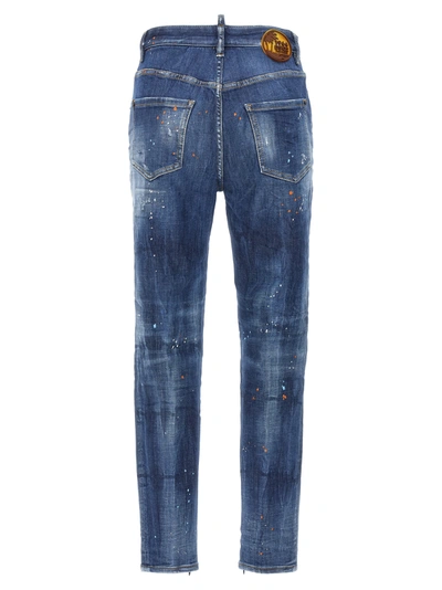 Shop Dsquared2 Twiggy Jeans Blue