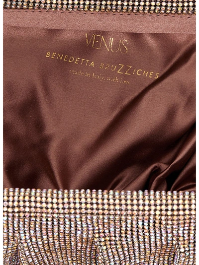Shop Benedetta Bruzziches Venus La Grande Clutch Gold
