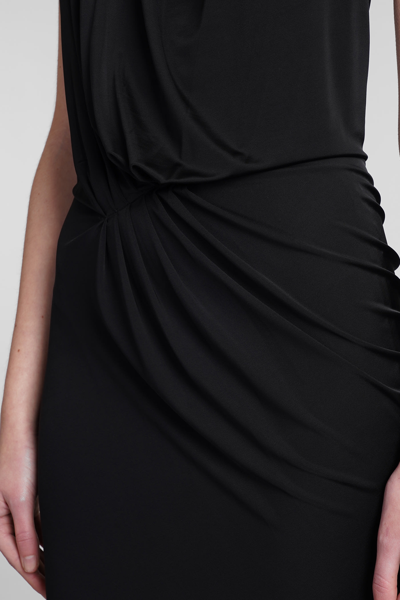 Shop Alexandre Vauthier Dress In Black Viscose