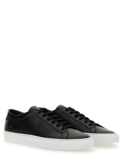 Shop Common Projects Low Achilles Sneaker In Nero
