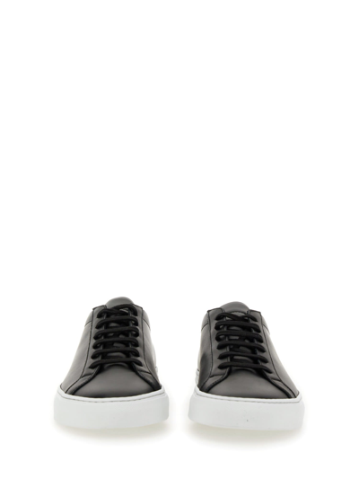 Shop Common Projects Low Achilles Sneaker In Nero
