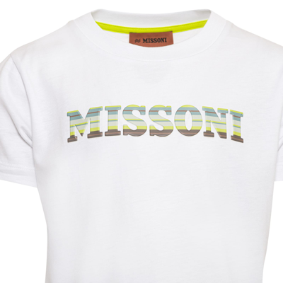 Shop Missoni T-shirt Con Stampa In White