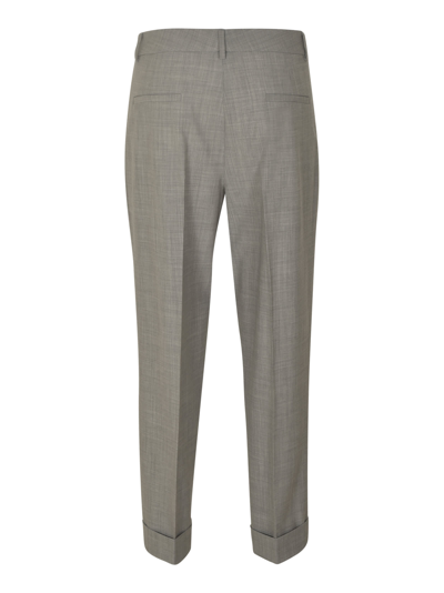 Shop Ql2 Classic Plain Trousers In Gray
