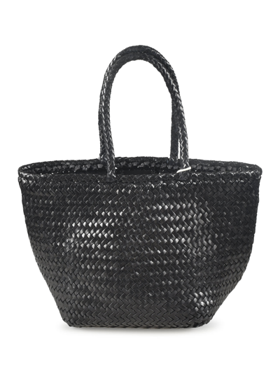 Shop Dragon Diffusion Grace Basket Small Shopper Bag In Black