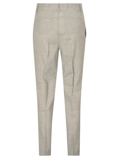 Shop P.a.r.o.s.h Lille Trousers In Grey Melange