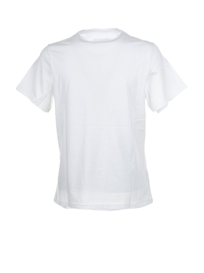 Shop Barbour White T-shirt With Pocket And Logo