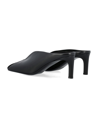 Shop Jil Sander High-heeled Mules In Black