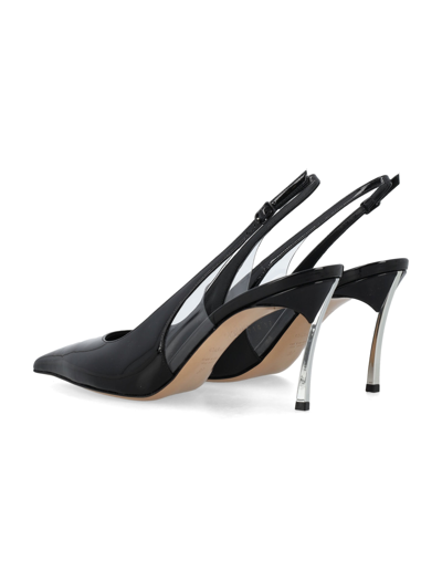 Shop Casadei Superblade Slingback In Nero