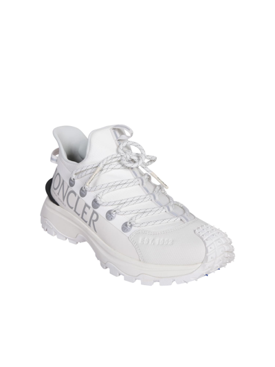 Shop Moncler Trailgrip Lite 2 White Sneakers