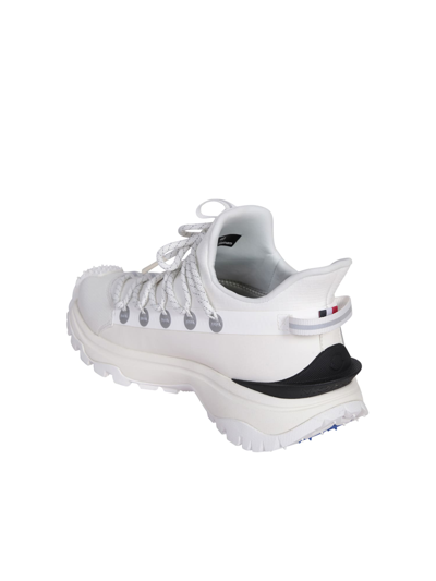 Shop Moncler Trailgrip Lite 2 White Sneakers