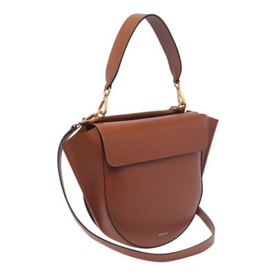 Shop Wandler Medium Hortnesia Handbag In Brown