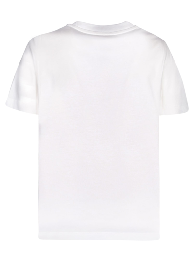 Shop Moncler Front Logo White T-shirt