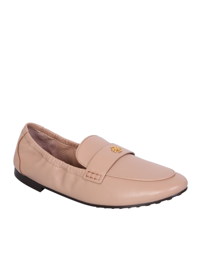 Shop Tory Burch Ballet Leather Loafer In Beige