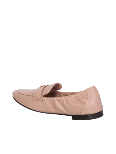 Shop Tory Burch Ballet Leather Loafer In Beige