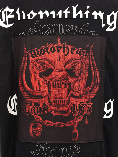 Shop Vetements Motorhead Patched T-shirt In Black