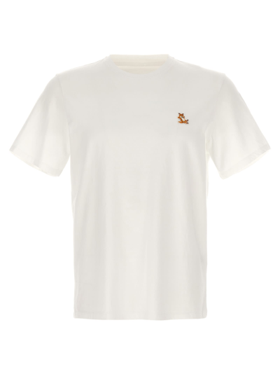 Shop Maison Kitsuné Chillax Fox T-shirt In White