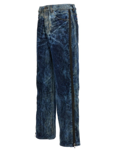 Shop Diesel D-rise 0pgax Jeans In Blue